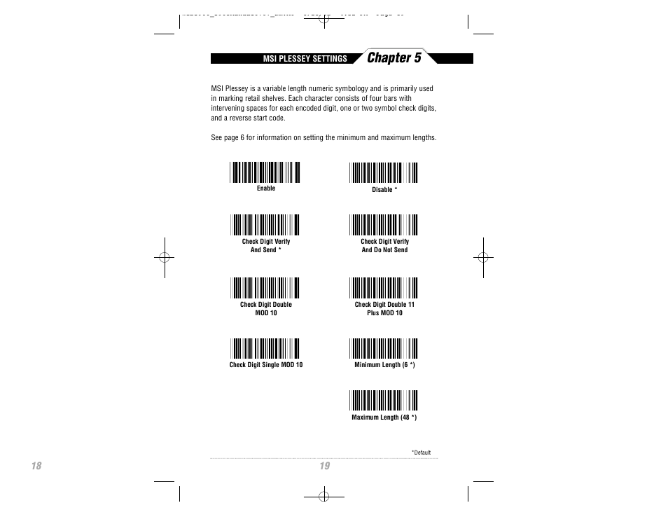 Chapter 5 | Wasp Bar Code CCD Scanner User Manual | Page 21 / 44