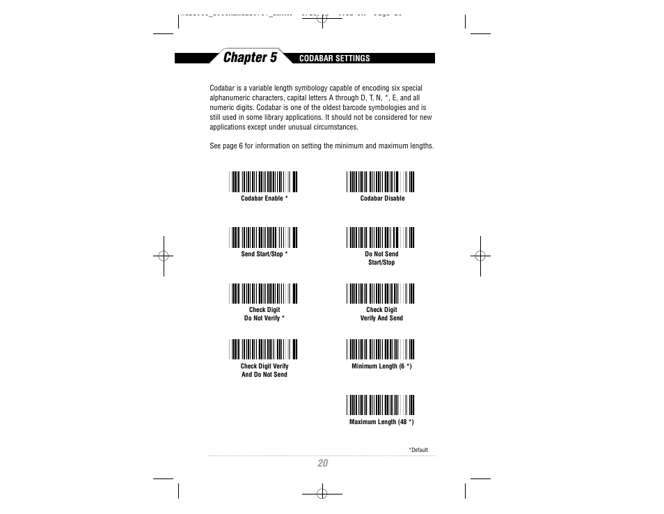 Chapter 5 | Wasp Bar Code CCD Scanner User Manual | Page 22 / 44