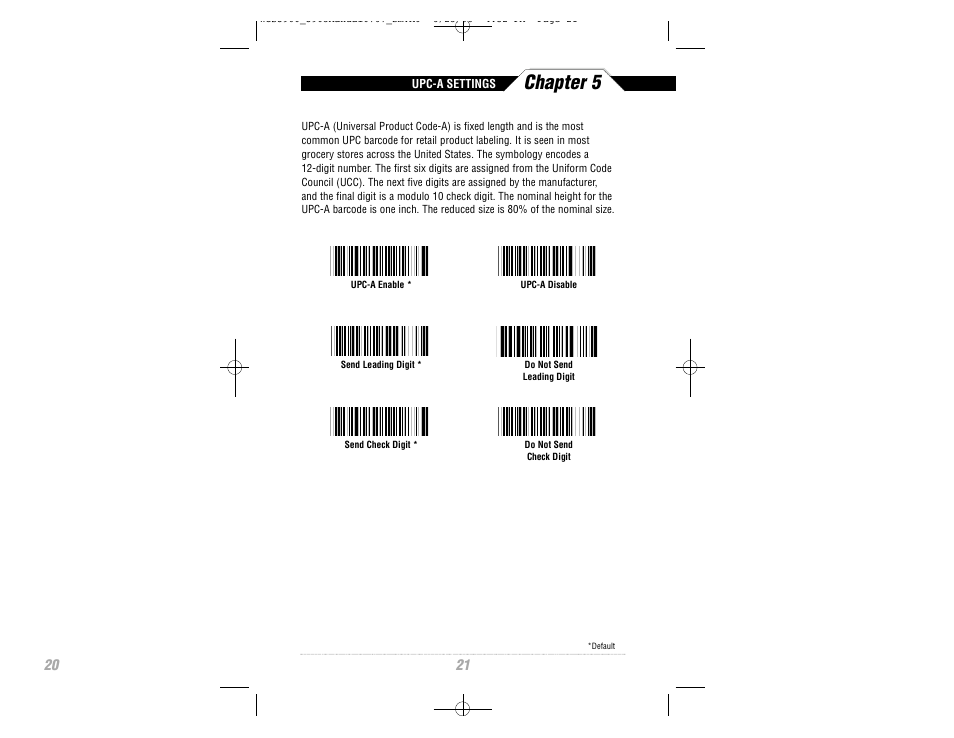 Chapter 5 | Wasp Bar Code CCD Scanner User Manual | Page 23 / 44