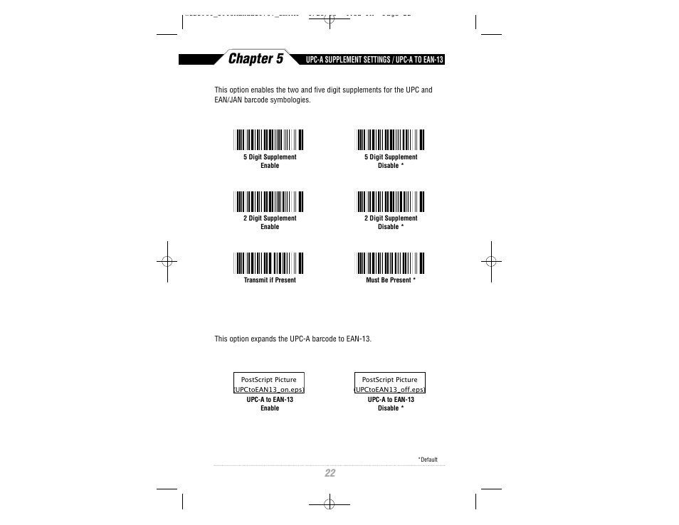 Chapter 5 | Wasp Bar Code CCD Scanner User Manual | Page 24 / 44