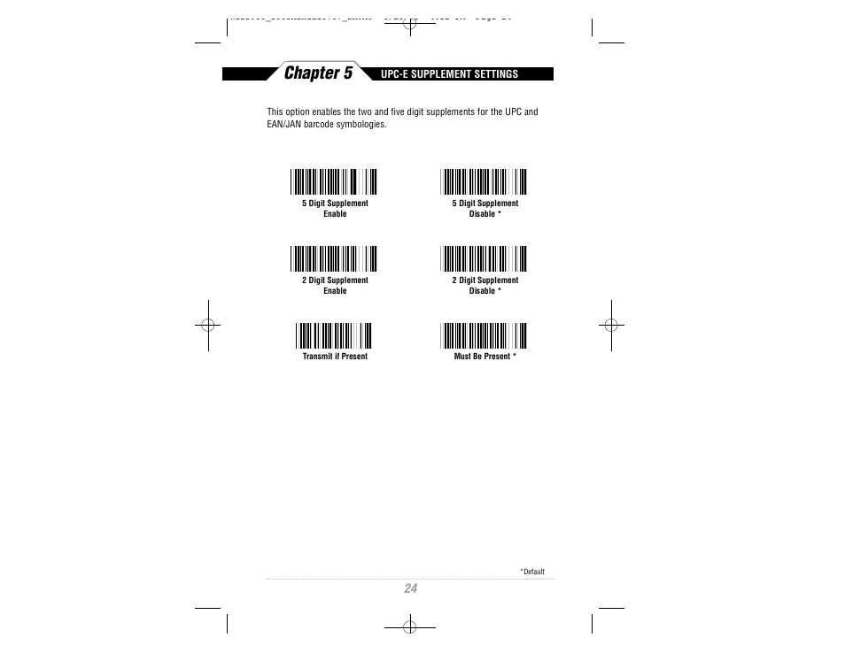 Chapter 5 | Wasp Bar Code CCD Scanner User Manual | Page 26 / 44