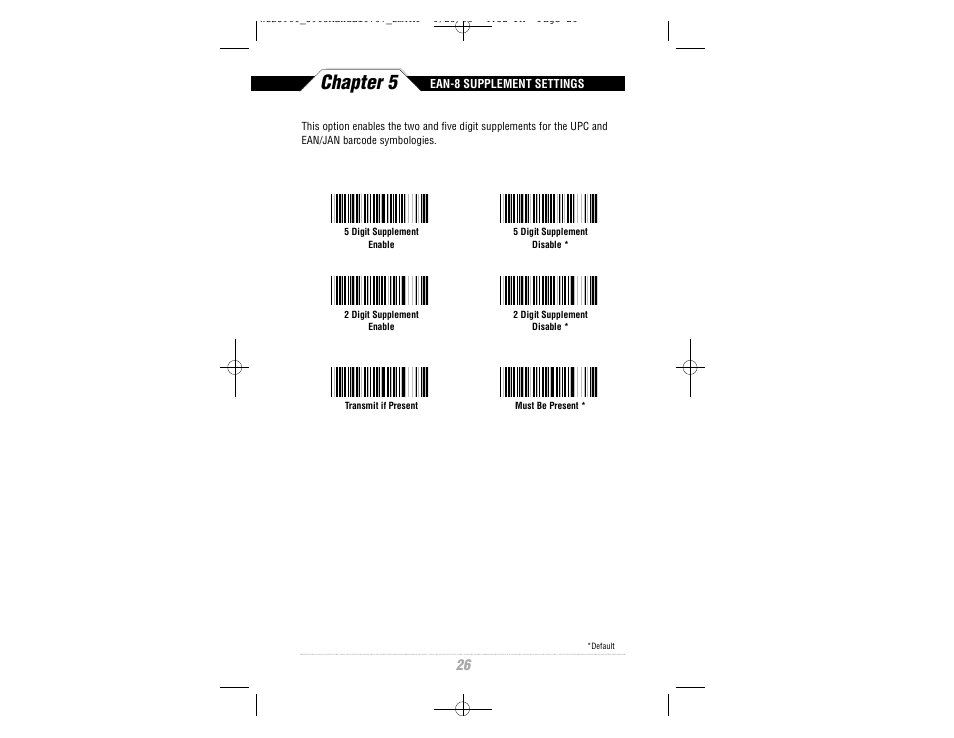Chapter 5 | Wasp Bar Code CCD Scanner User Manual | Page 28 / 44