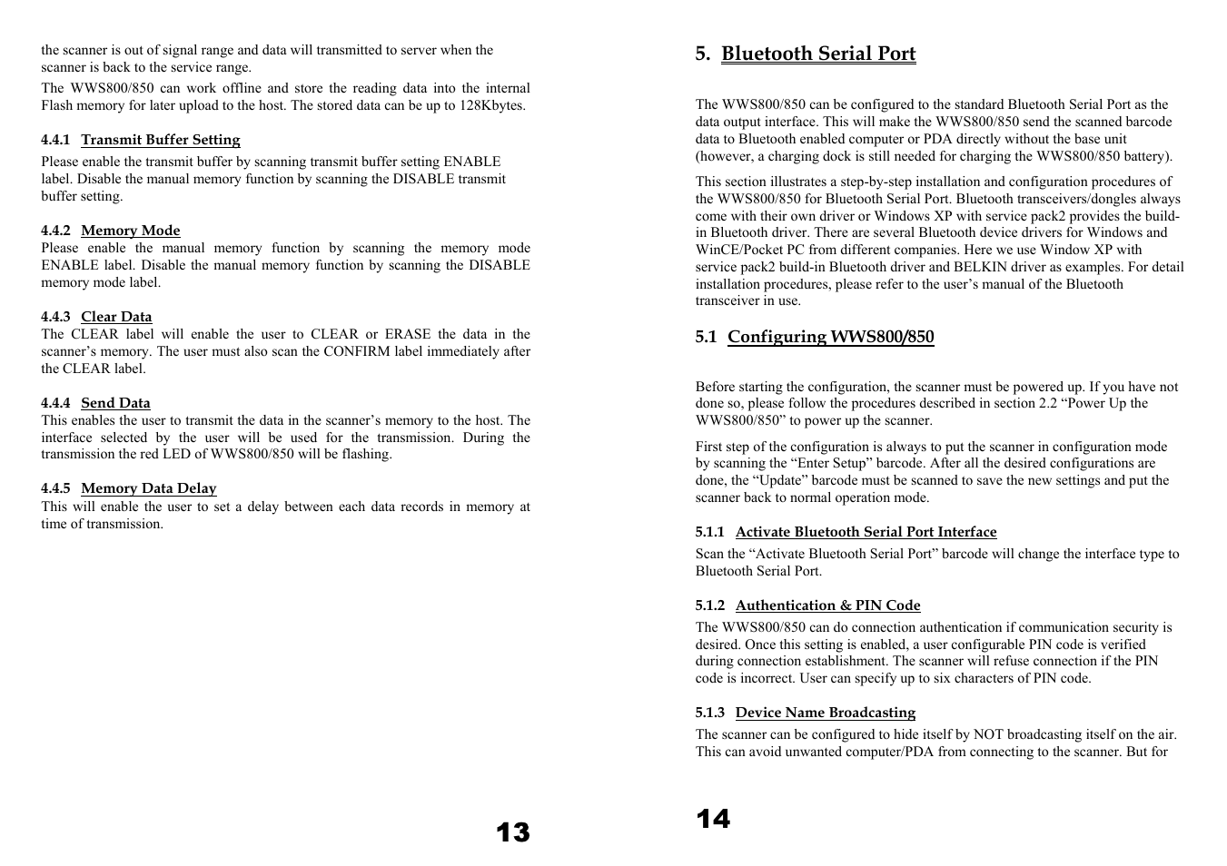 Wasp Bar Code WWS800 User Manual | Page 10 / 22