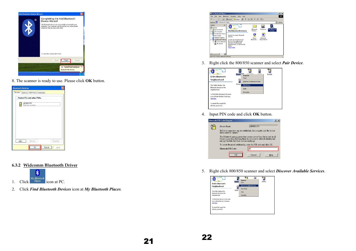 Wasp Bar Code WWS800 User Manual | Page 14 / 22