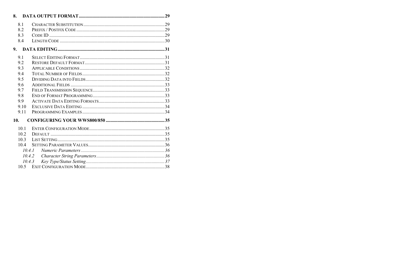 Wasp Bar Code WWS800 User Manual | Page 3 / 22