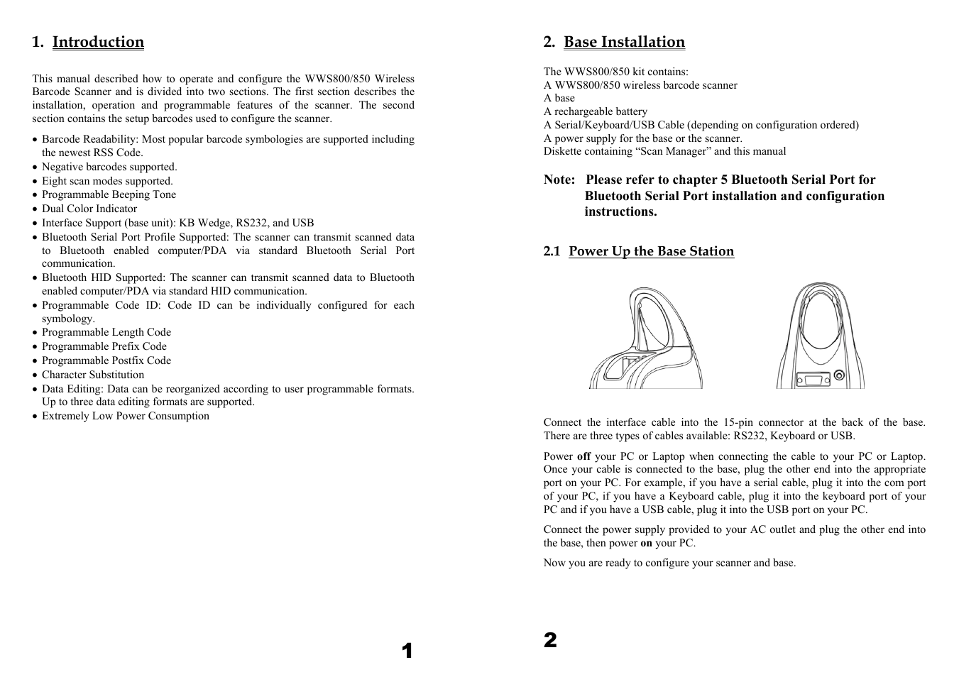 Wasp Bar Code WWS800 User Manual | Page 4 / 22