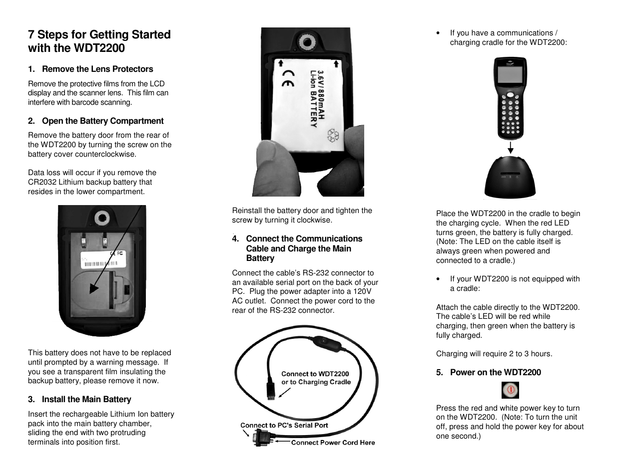 Wasp Bar Code WDT2200 User Manual | Page 2 / 2