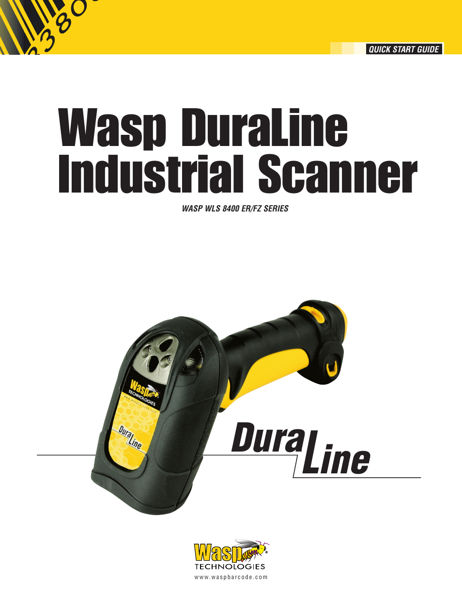 Wasp Bar Code DuraLine WLS 8400 ER/FZ Series User Manual | 4 pages