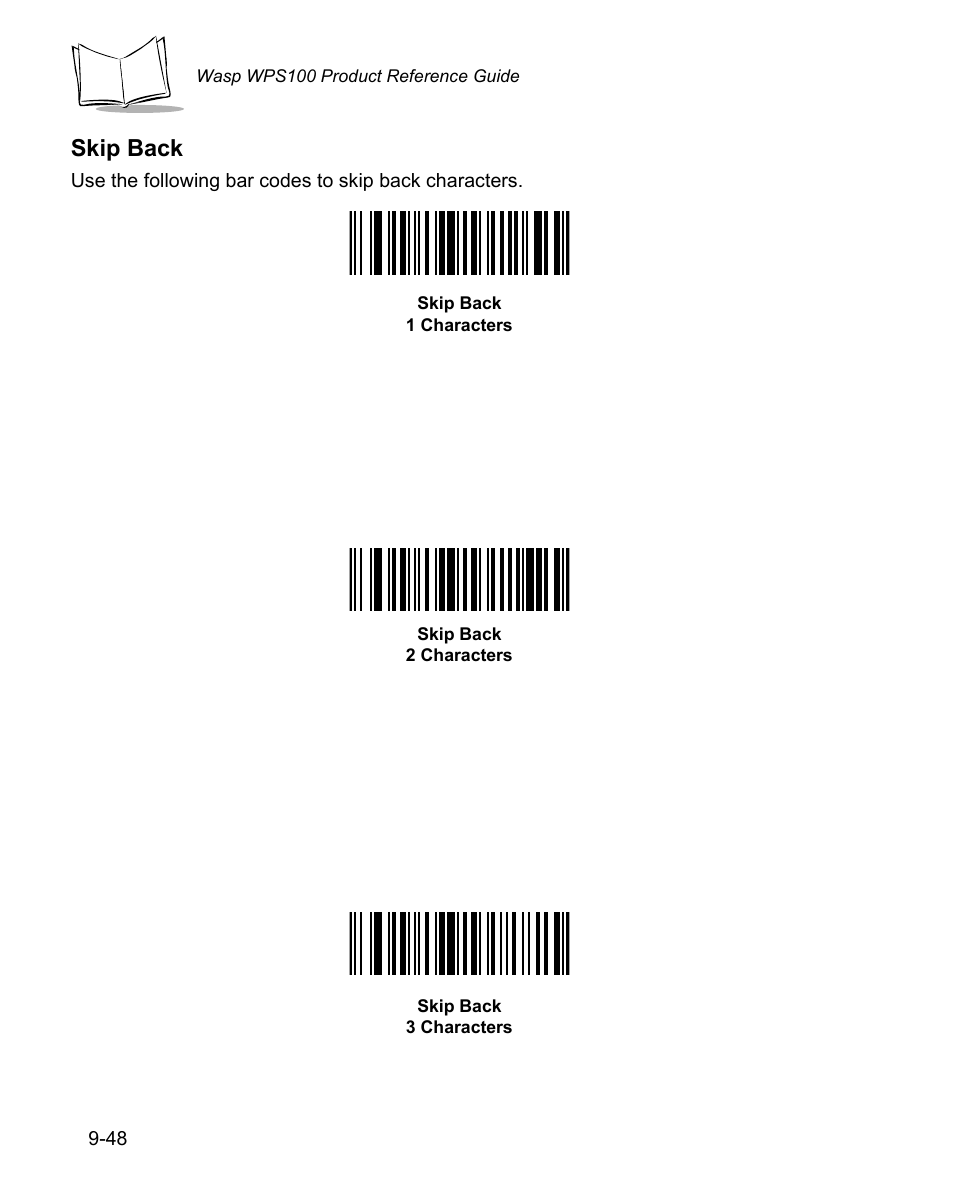 Skip back | Wasp Bar Code WPS100 User Manual | Page 266 / 466