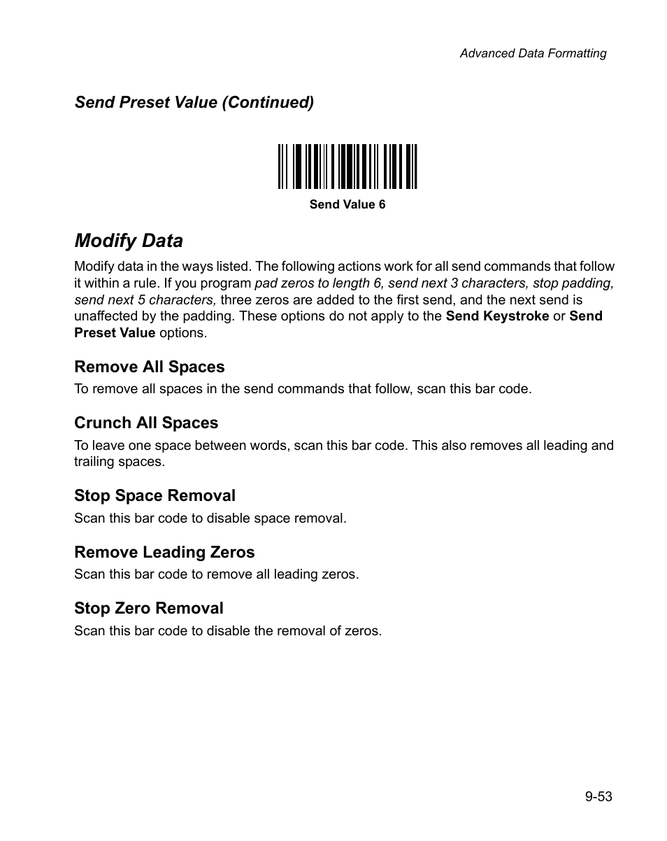 Modify data, Modify data -53 | Wasp Bar Code WPS100 User Manual | Page 271 / 466