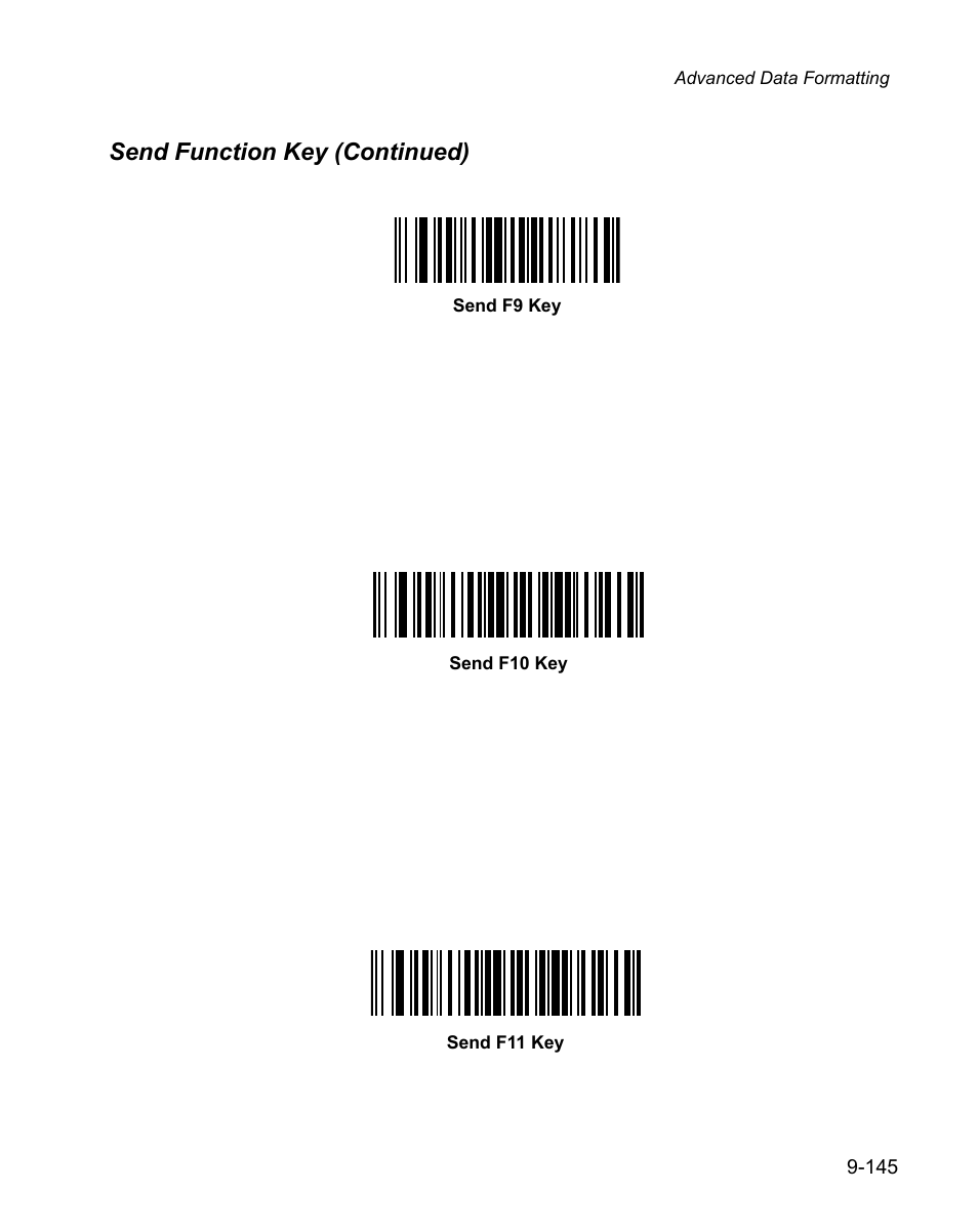 Send function key (continued) | Wasp Bar Code WPS100 User Manual | Page 363 / 466