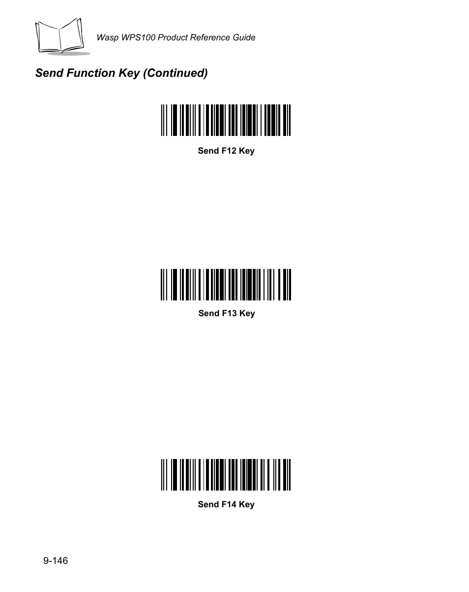 Send function key (continued) | Wasp Bar Code WPS100 User Manual | Page 364 / 466