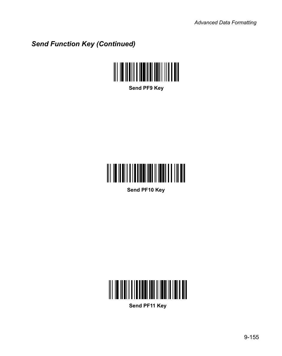 Send function key (continued) | Wasp Bar Code WPS100 User Manual | Page 373 / 466