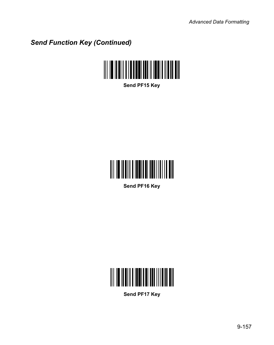 Send function key (continued) | Wasp Bar Code WPS100 User Manual | Page 375 / 466