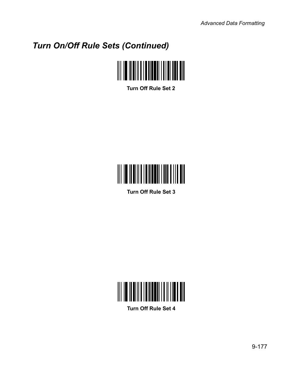 Turn on/off rule sets (continued) | Wasp Bar Code WPS100 User Manual | Page 395 / 466