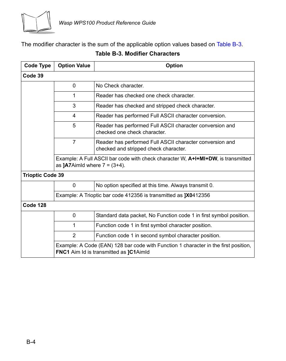 Wasp Bar Code WPS100 User Manual | Page 440 / 466