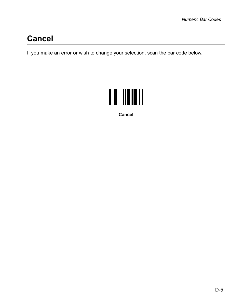 Cancel | Wasp Bar Code WPS100 User Manual | Page 453 / 466