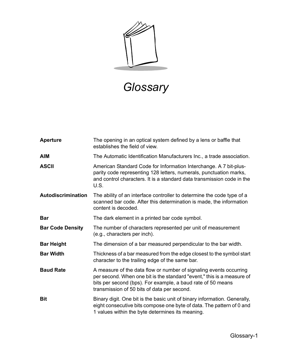 Glossary | Wasp Bar Code WPS100 User Manual | Page 455 / 466