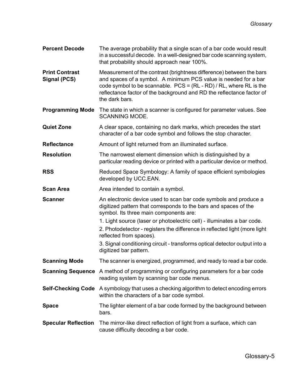 Wasp Bar Code WPS100 User Manual | Page 459 / 466