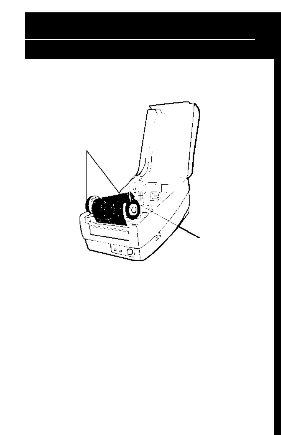 Quick setup guide, Loading the ribbon | Wasp Bar Code W-300 User Manual | Page 11 / 32