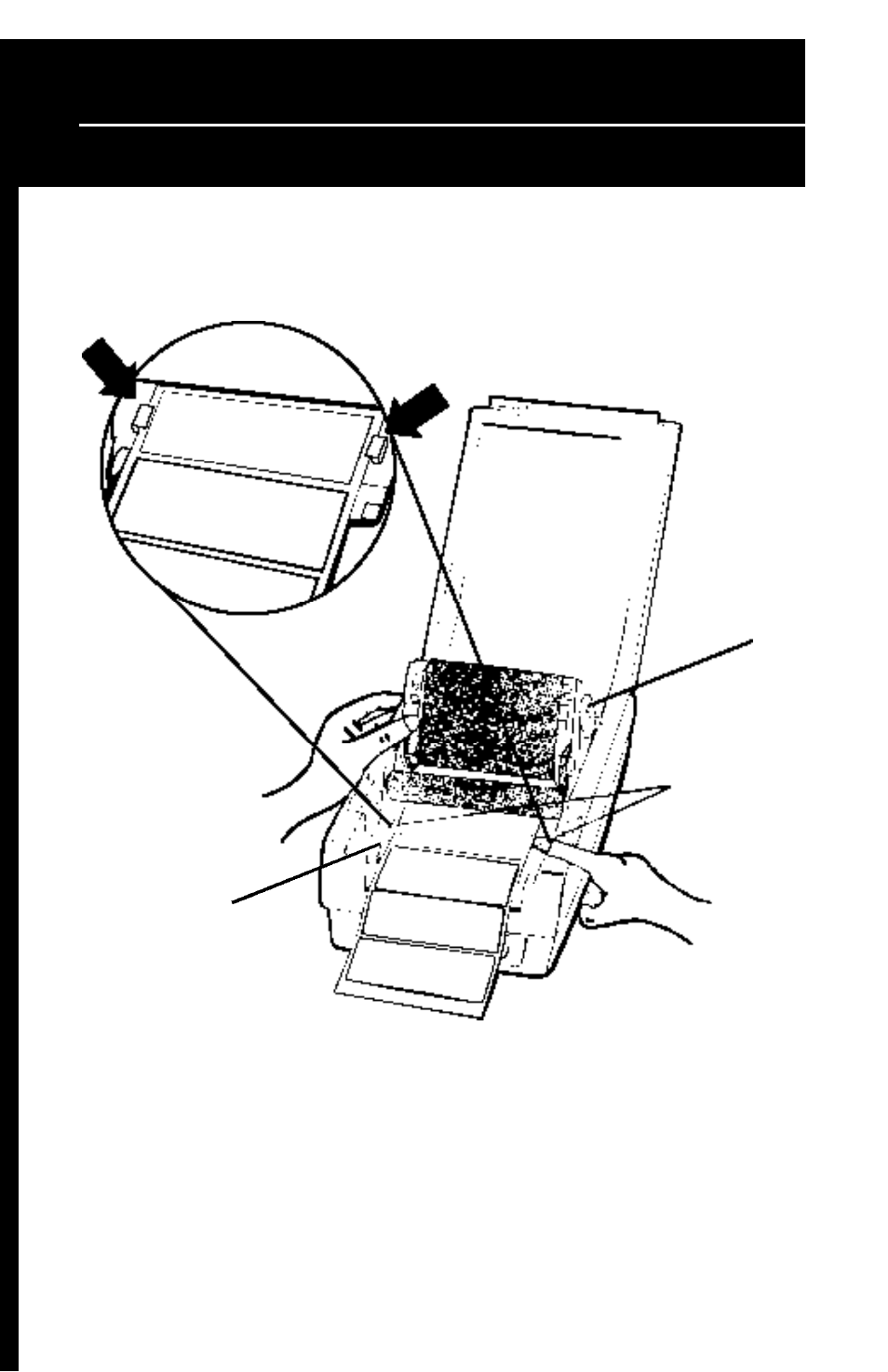 Quick setup guide, Loading the media | Wasp Bar Code W-300 User Manual | Page 16 / 32