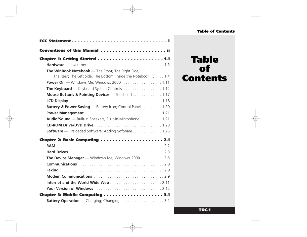 Winbook X Series X2 User Manual | 188 pages