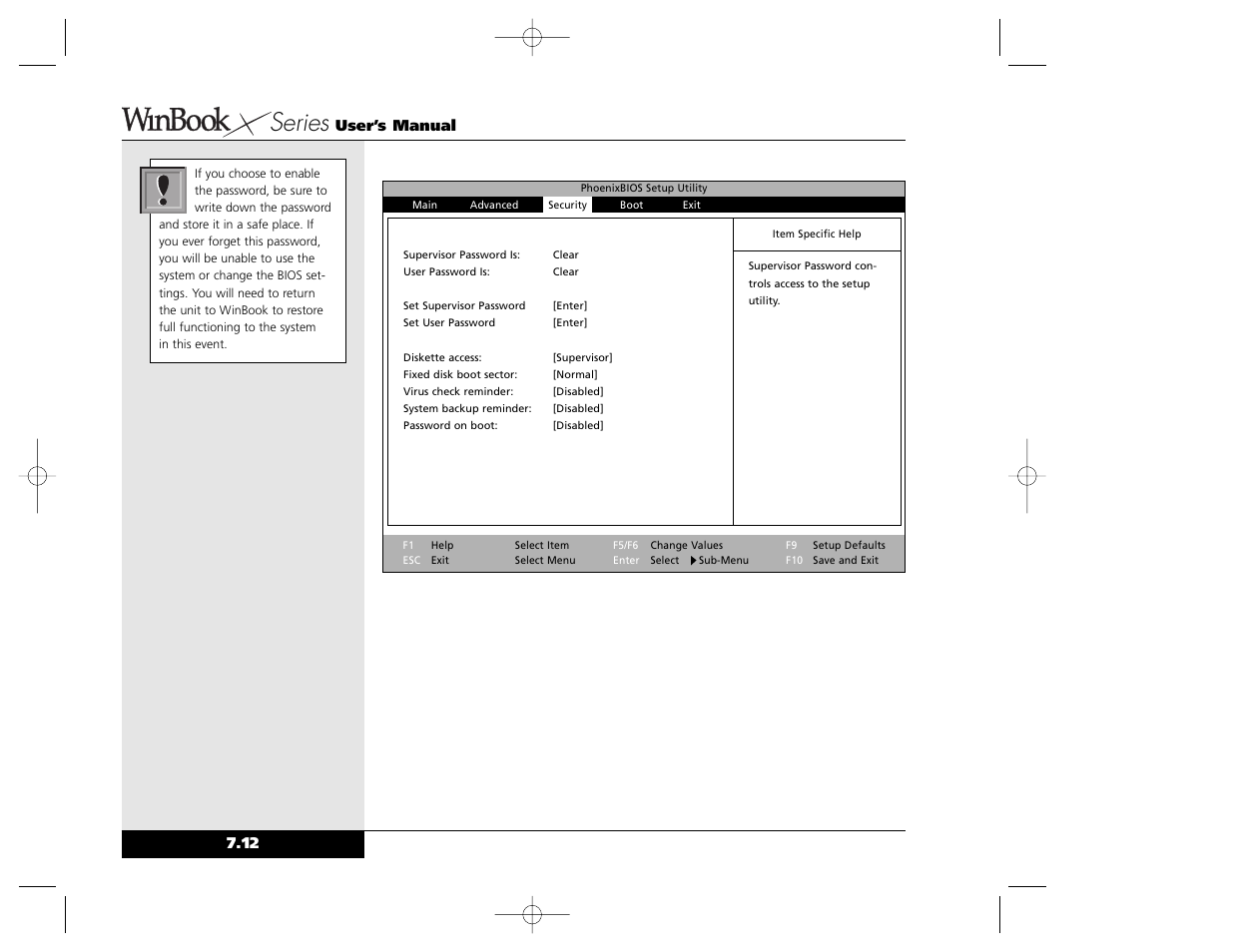 Series | Winbook X Series X2 User Manual | Page 119 / 188