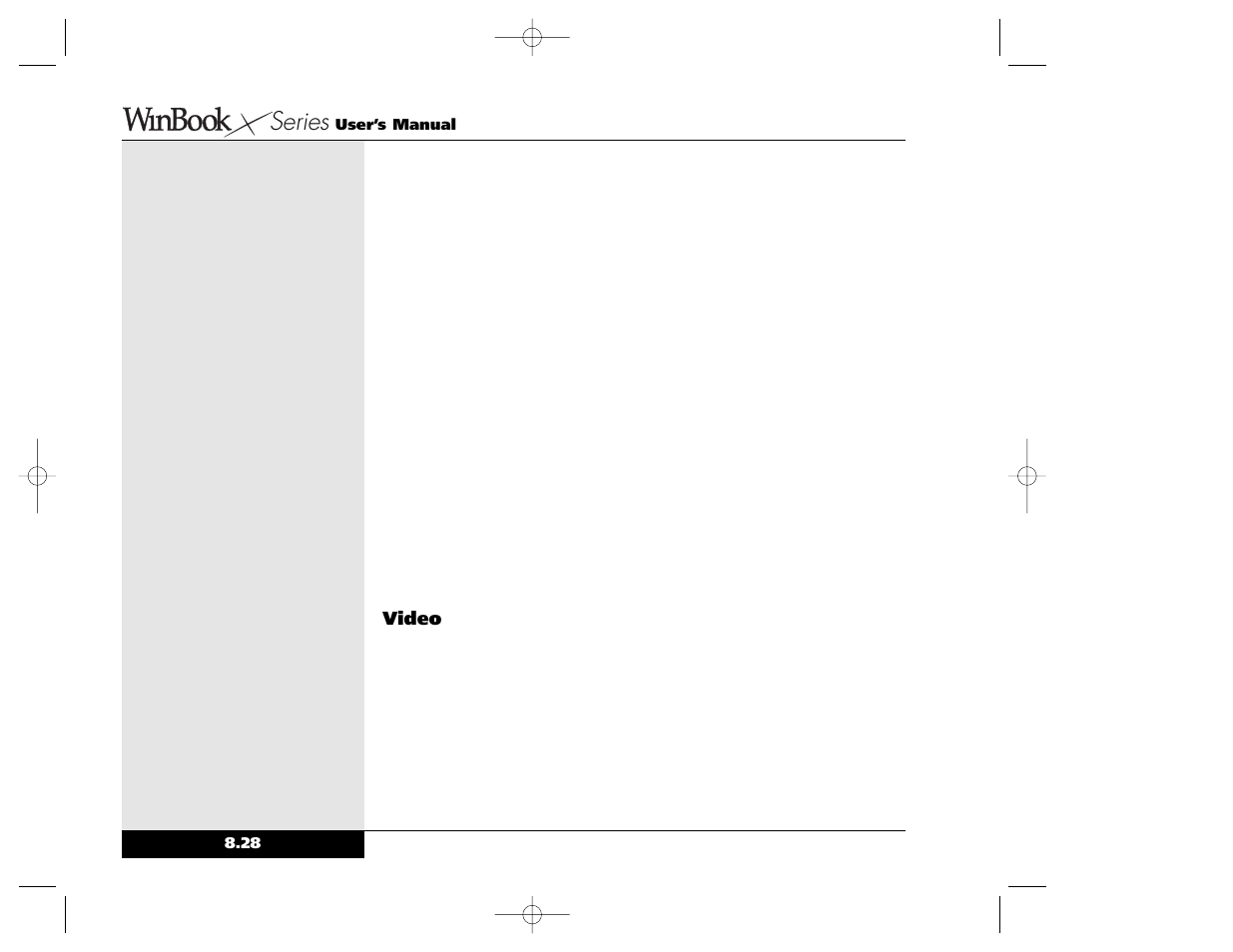 Series | Winbook X Series X2 User Manual | Page 161 / 188