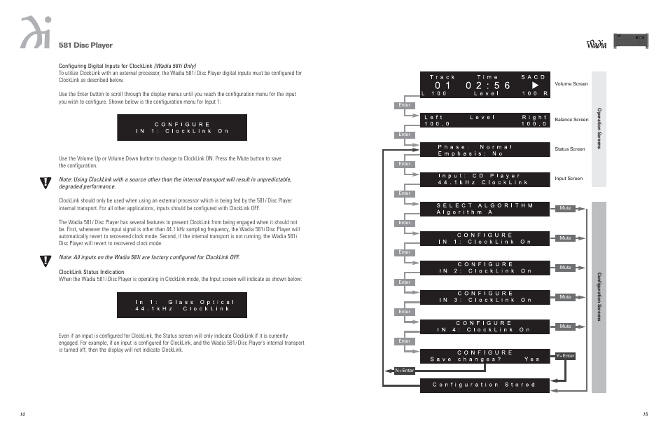 581 disc player | Wadia Digital 581 User Manual | Page 7 / 10