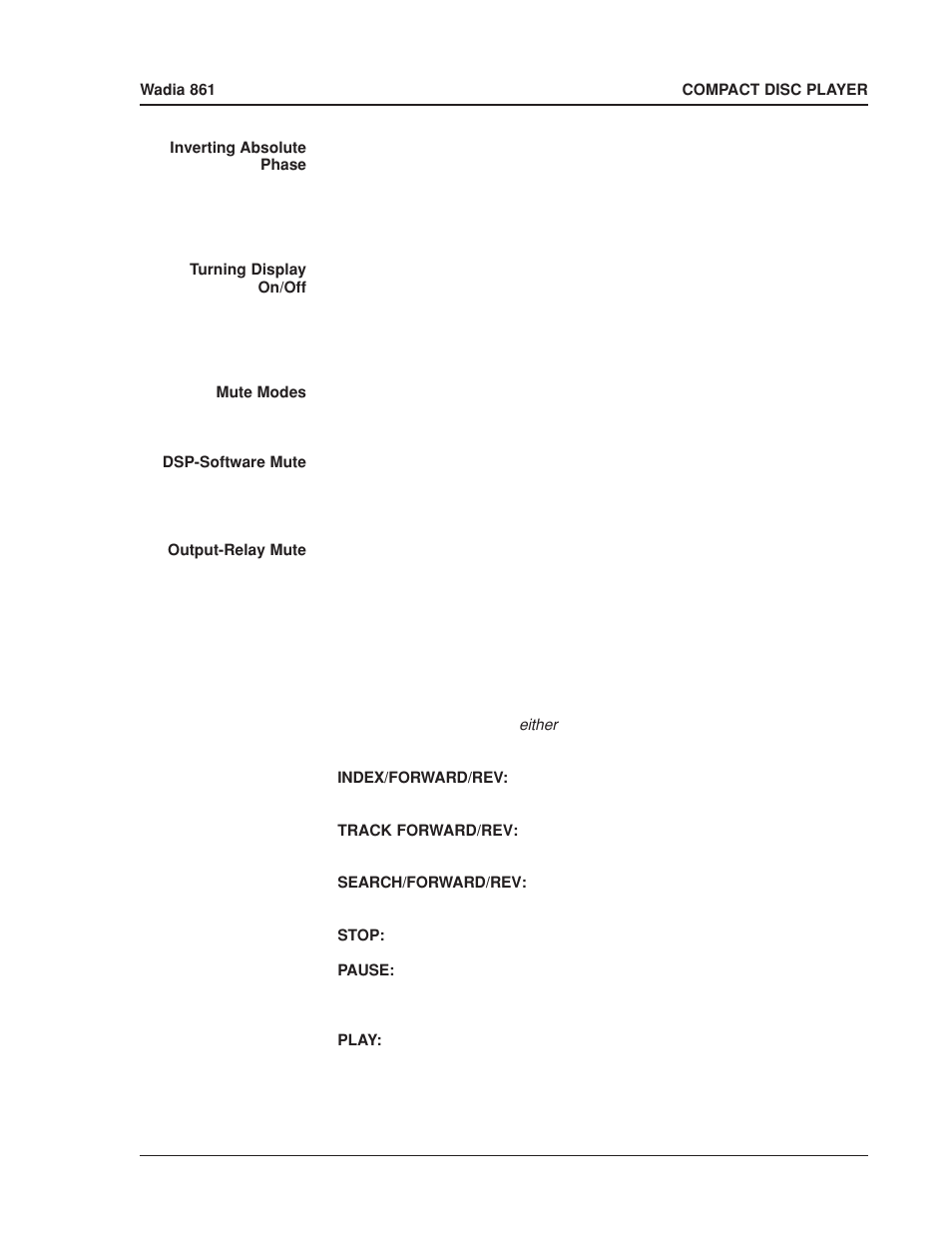 Wadia Digital 861 User Manual | Page 11 / 21