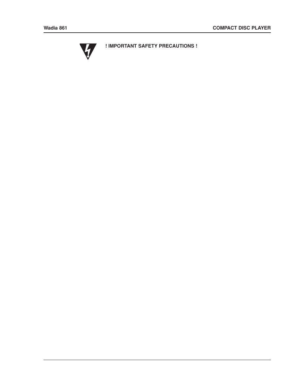 Wadia Digital 861 User Manual | Page 19 / 21