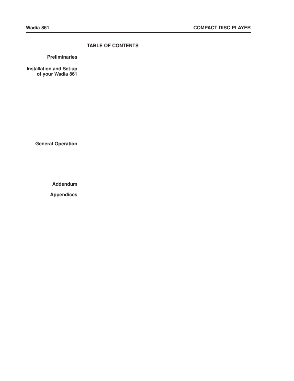 Wadia Digital 861 User Manual | Page 2 / 21