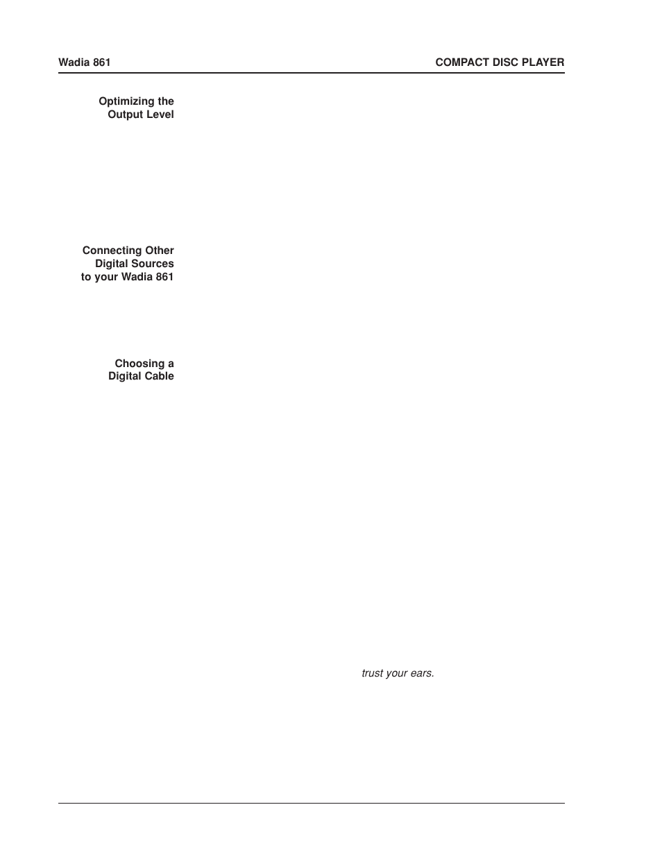 Wadia Digital 861 User Manual | Page 6 / 21