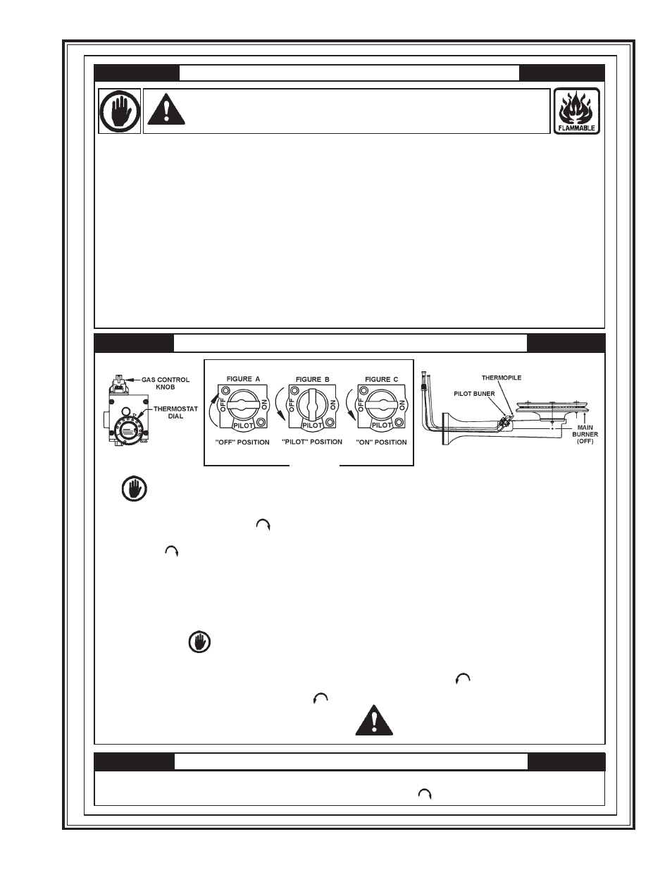 For your safety read before lighting, Lighting instructions to turn off gas to appliance, Warning | Water Heater Innovations 196284-001 User Manual | Page 11 / 20