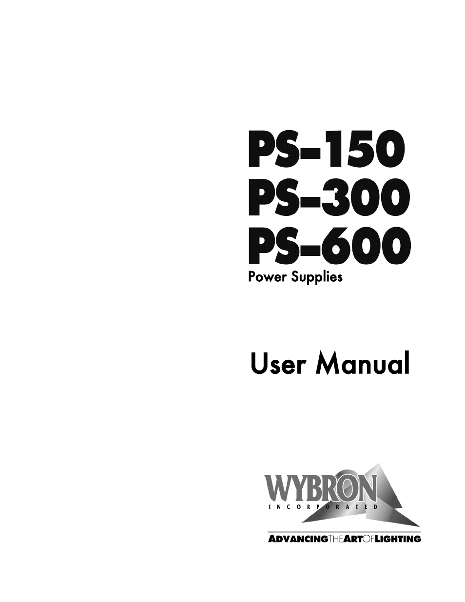 Wybron PS-150 User Manual | 16 pages