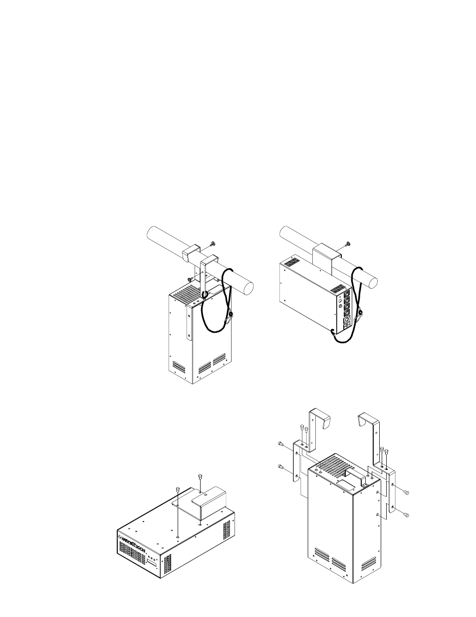 Power supply hanger brackets | Wybron pmn User Manual | Page 19 / 25