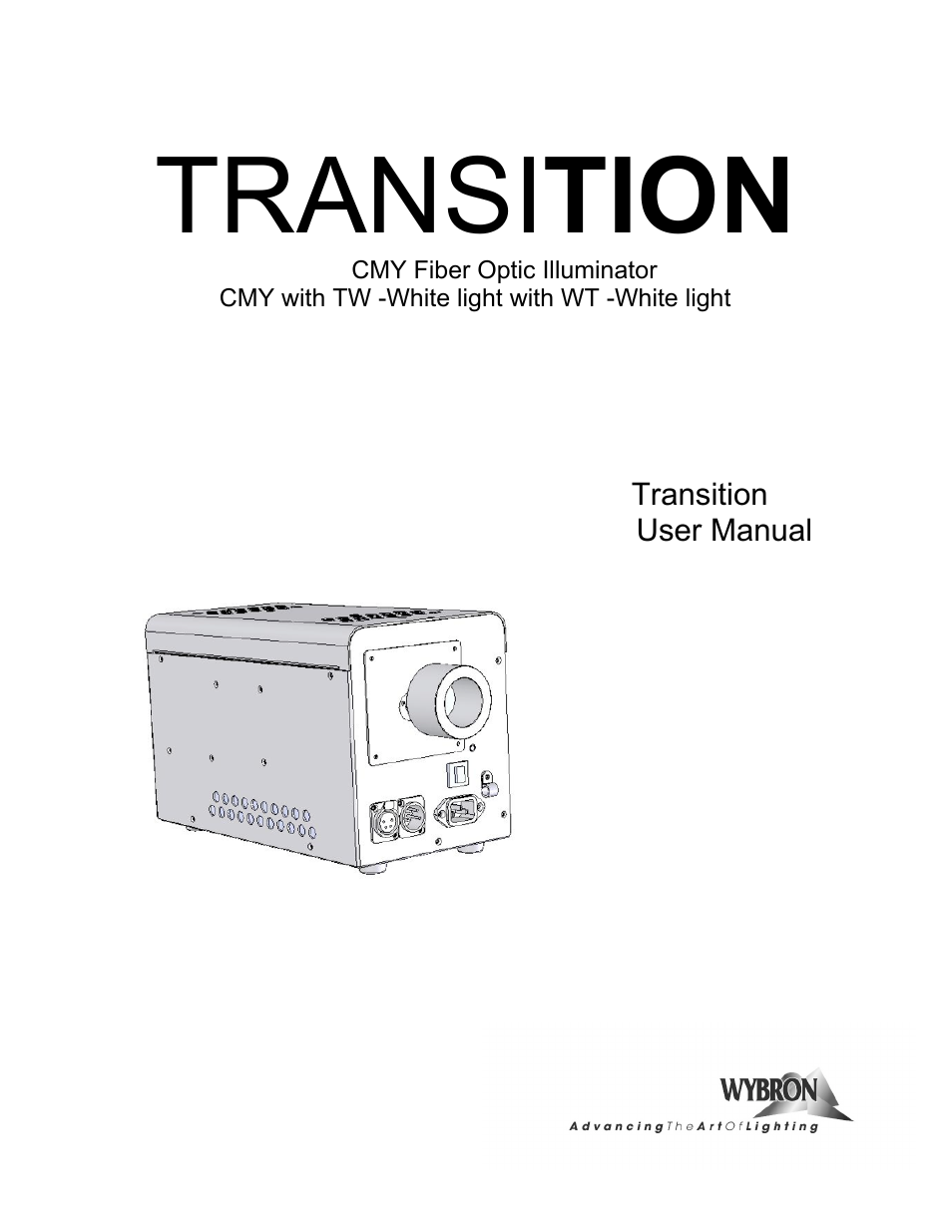 Wybron Transition Optic User Manual | 19 pages