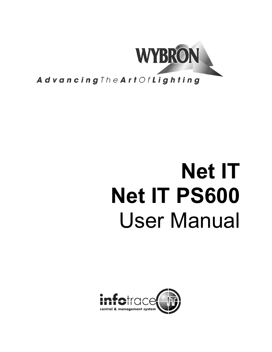 Wybron NET IT PS600 User Manual | 26 pages