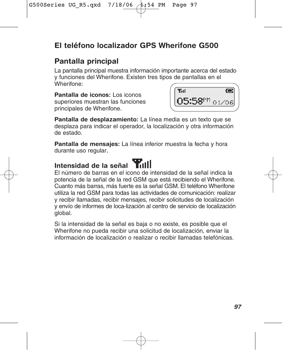 Wherify Wireless Wherifone G500 Series User Manual | Page 115 / 148