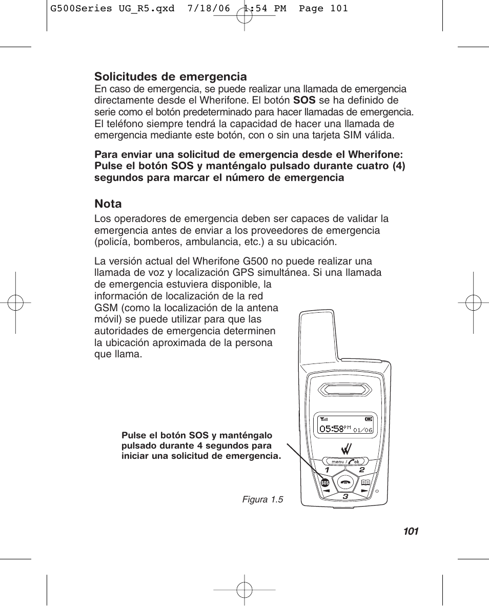 Wherify Wireless Wherifone G500 Series User Manual | Page 119 / 148