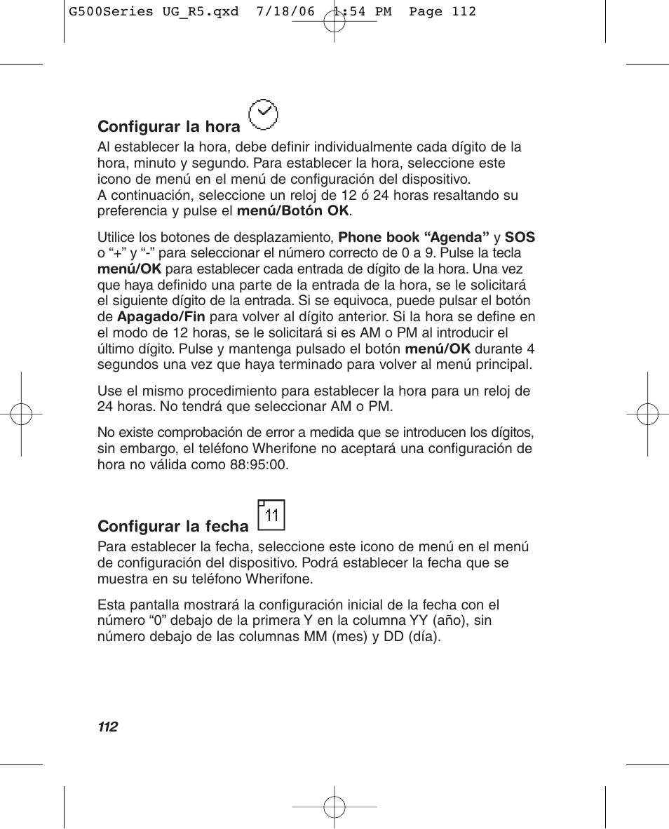 Wherify Wireless Wherifone G500 Series User Manual | Page 130 / 148