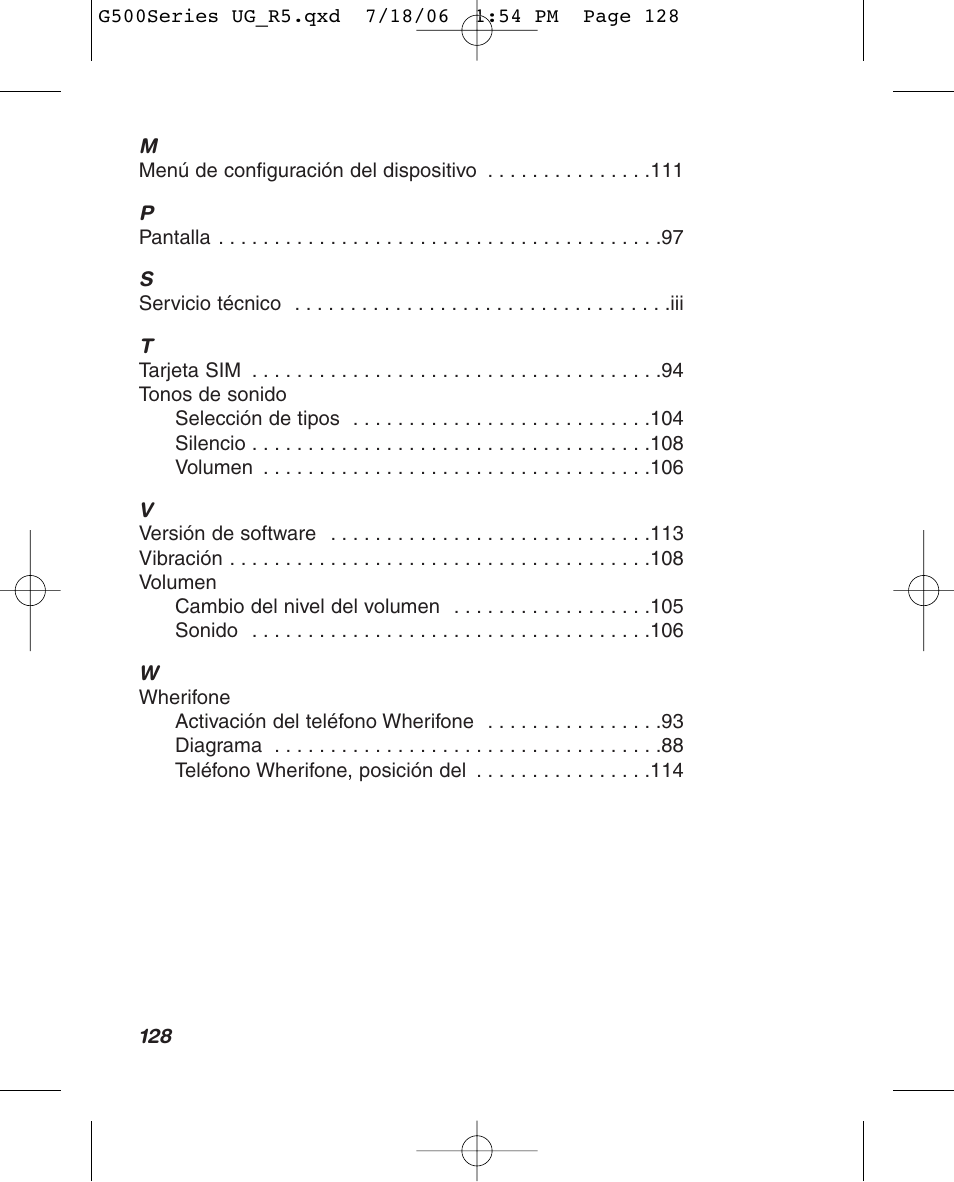 Wherify Wireless Wherifone G500 Series User Manual | Page 146 / 148
