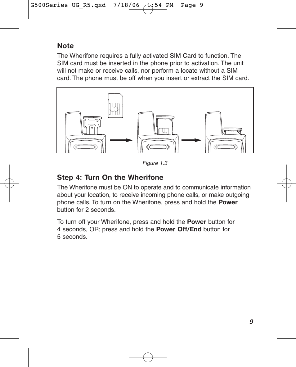 Wherify Wireless Wherifone G500 Series User Manual | Page 15 / 148
