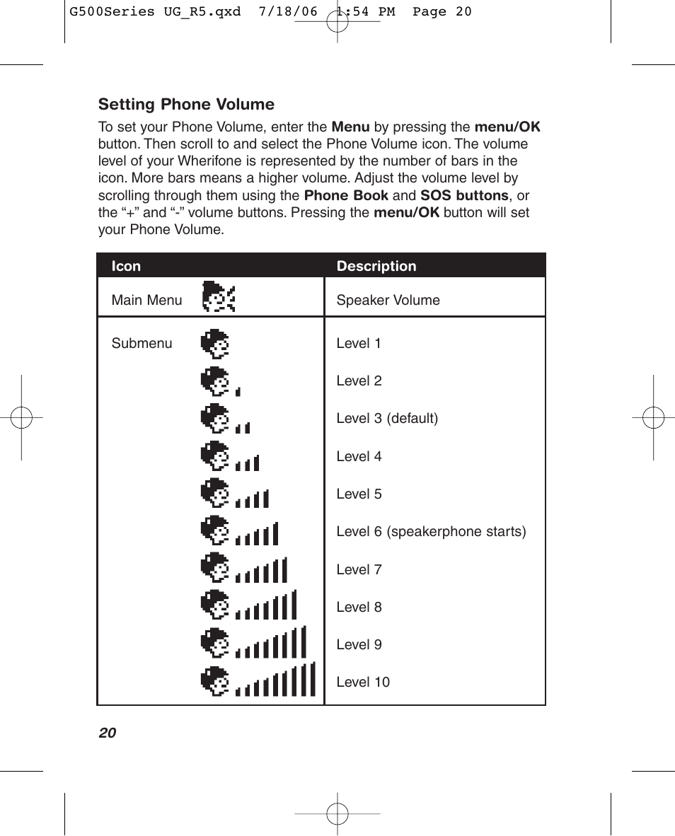 Wherify Wireless Wherifone G500 Series User Manual | Page 26 / 148