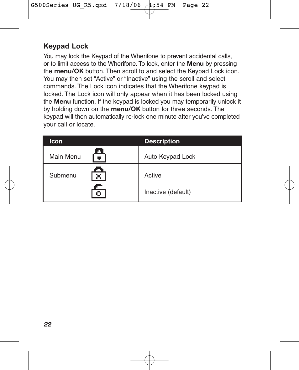 Wherify Wireless Wherifone G500 Series User Manual | Page 28 / 148