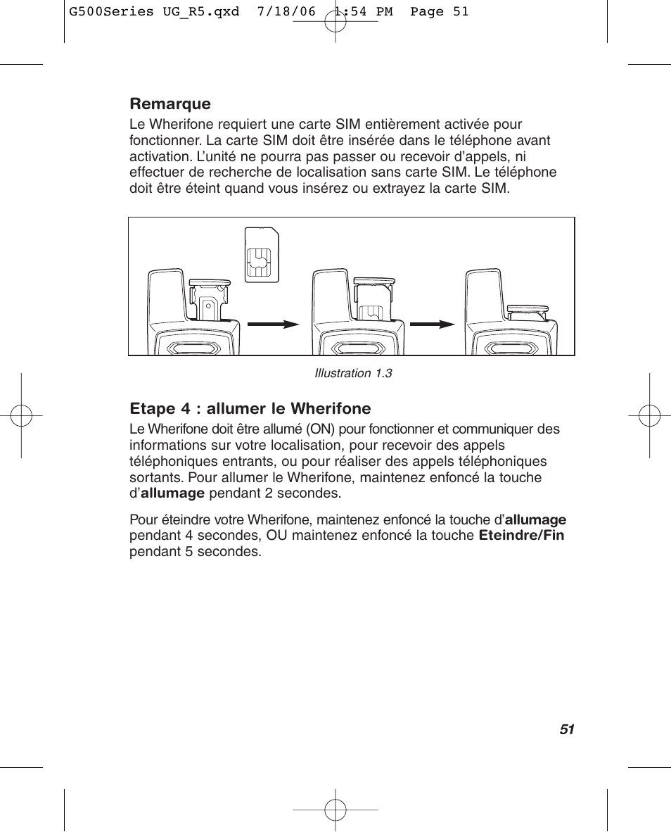 Wherify Wireless Wherifone G500 Series User Manual | Page 63 / 148