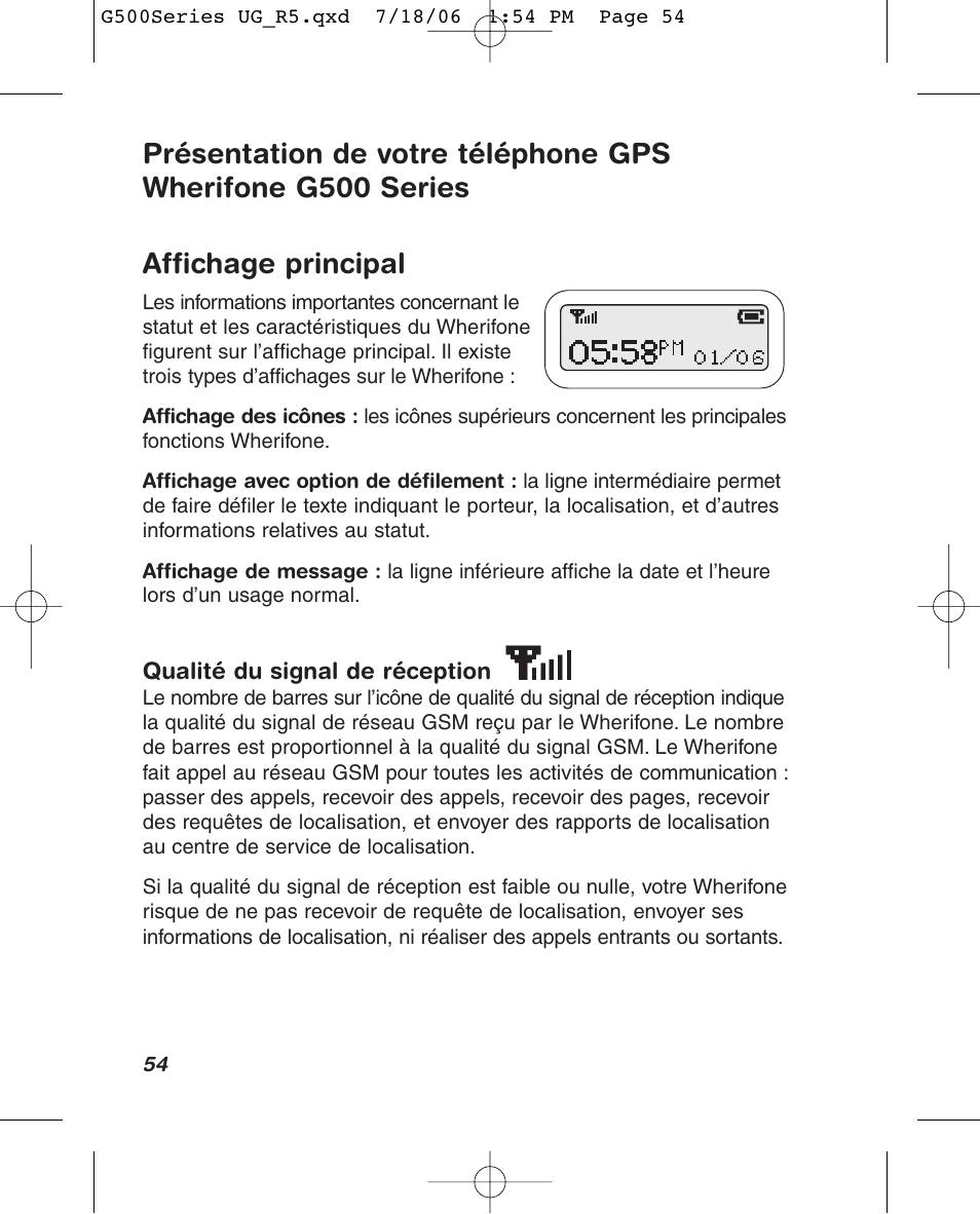 Wherify Wireless Wherifone G500 Series User Manual | Page 66 / 148