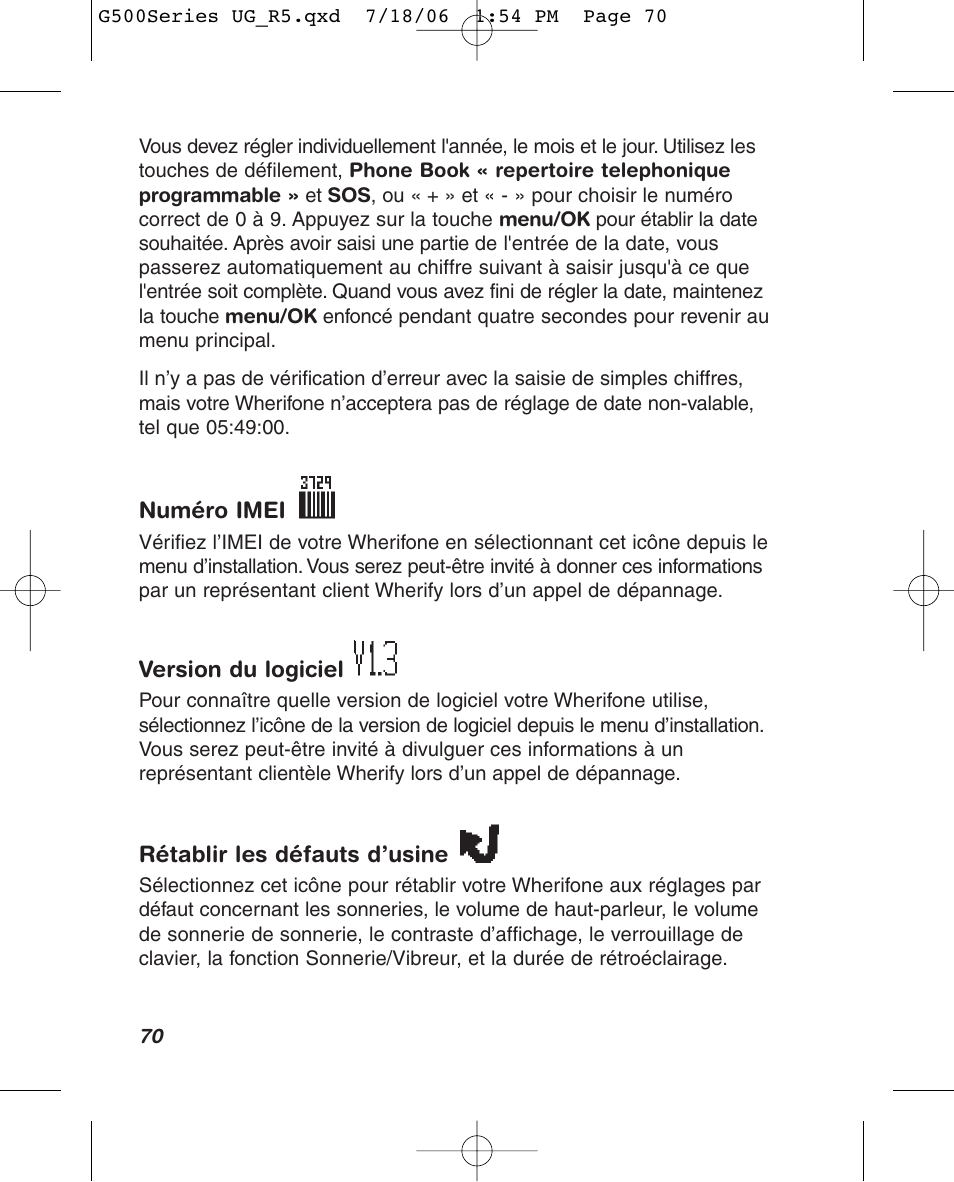 Wherify Wireless Wherifone G500 Series User Manual | Page 82 / 148