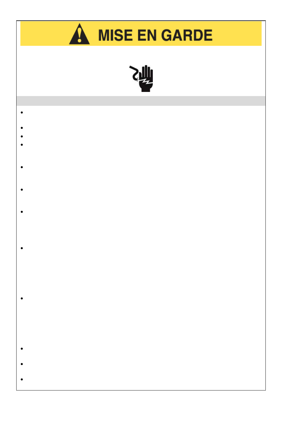 Précautions de sécurité relatives à l’électricité | West Bend PROferred L5673 User Manual | Page 12 / 28