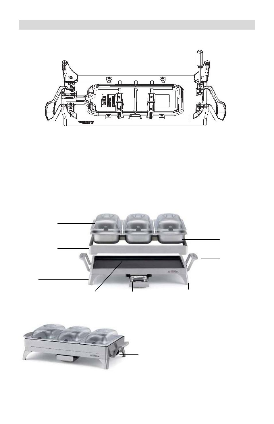 Assemblage de votre plaque | West Bend Chefscape PRBF1000 User Manual | Page 13 / 28